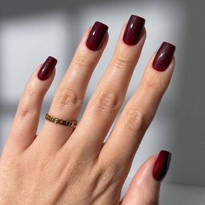 Glamnetic Cherry Mocha Medium Square Press-On Nails